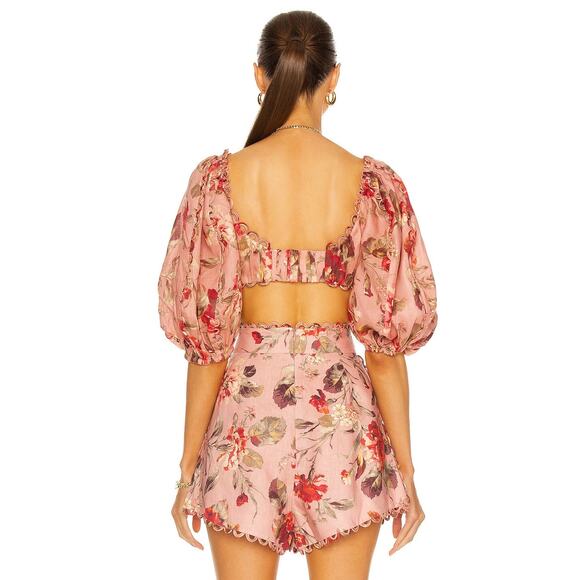 New With Tags ❤️Zimmermann Casia Crop Top❤️ - Picture 4 of 4